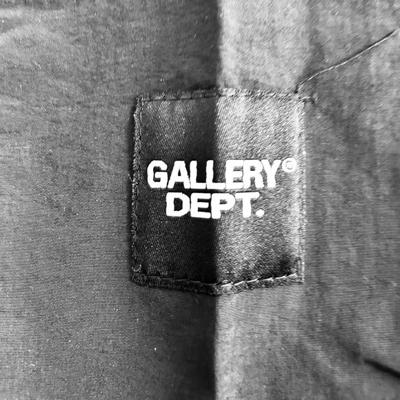 Gallery Dept zumma tracksuit shirt and shorts black nylon - Picture 3 of 7